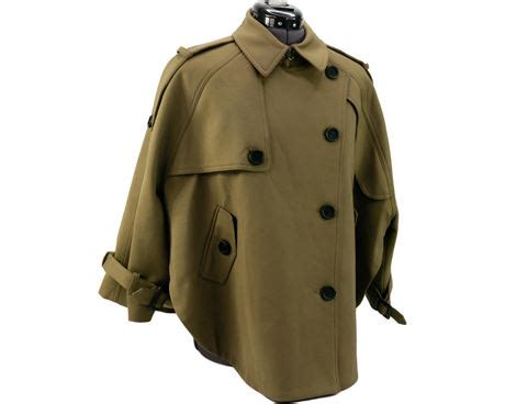 burberry prorsum military cape coat